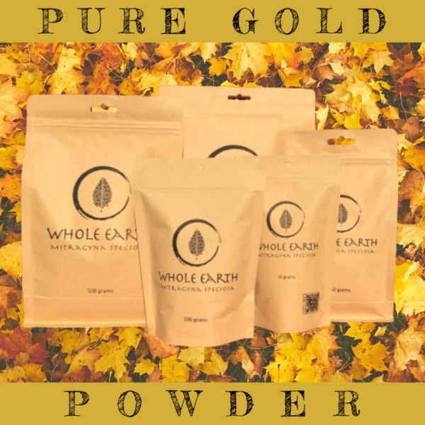 Pure Gold Whole Earth Kratom Powder