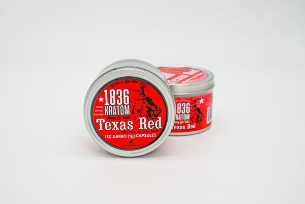 1836 Kratom 150ct Texas Red Kratom Capsules