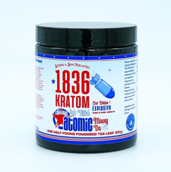 1836 Kratom 8oz Atomic Maeng Da Kratom Powder