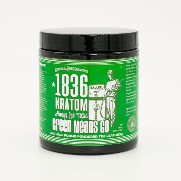 1836 Kratom Green Means Go 8oz Kratom Powder