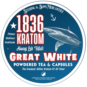 1836 Kratom Great White Capsules at Whole Earth Gifts