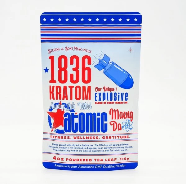 1836 Kratom 4oz Atomic Maeng Da Kratom Powder